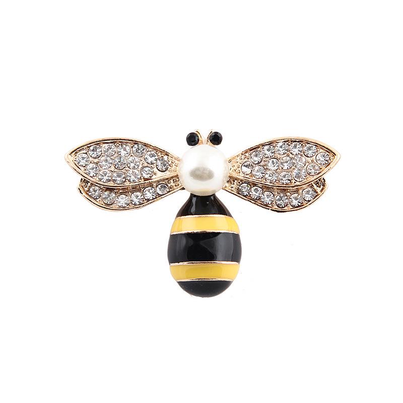 Fashion Mini Cute Bee Wasp Insect Brooch Pin Women's Accessories Wholesale