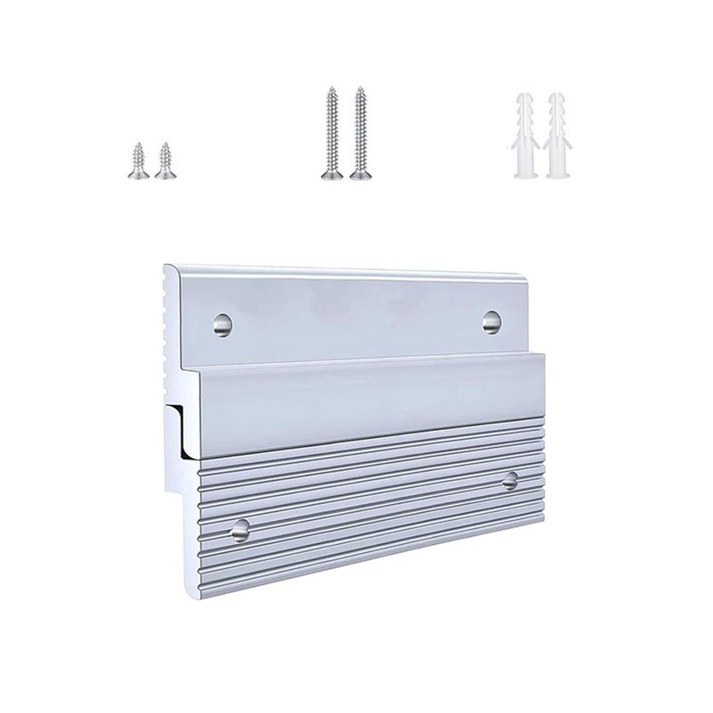 Staffa Appendiquadri a Cuneo Francese Alluminio Morsetti Z Interbloccanti Staffa di Montaggio a Parete Ferramenta Facile da Installare