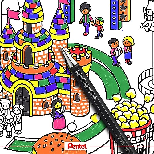 Pentel Color Ballpoint Pen Matte Hop Original 7 Colors K110-V7STA