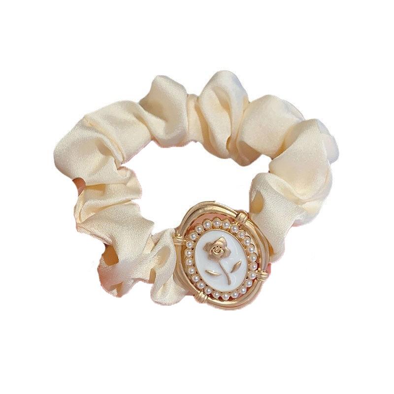 Mori Fairy Style High-Elasticity Hair Tie - Durable Leather-Covered Hair Rope for Women