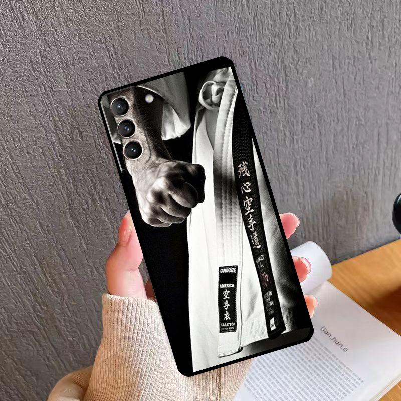 Kung Fu Karate Taekwondo Martial Phone Case For Samsung Galaxy S25 S20 S21 S22 S23 S24 Ultra S9 S10 Plus S24 FE S25 FE Cover