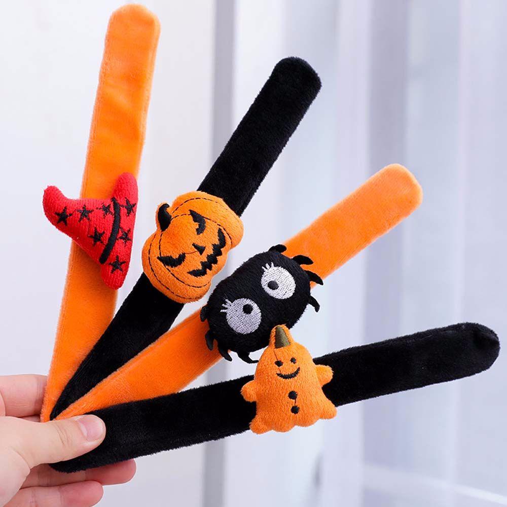 Toy Halloween Decoration Hands Clap Circle Shake Wristbands Pumpkin Buckle Ring Hand Pat Circle