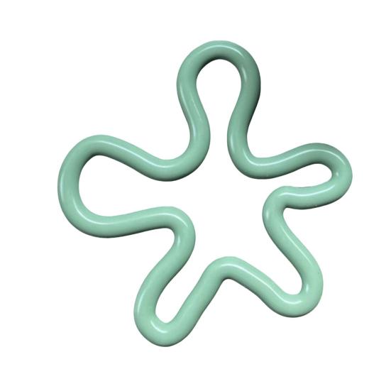 

Гибкие силиконовые изолированные салфетки, устойчивые к высоким температурам, легко чистящиеся, бытовые кухонные коврики неправильной формы зелёный