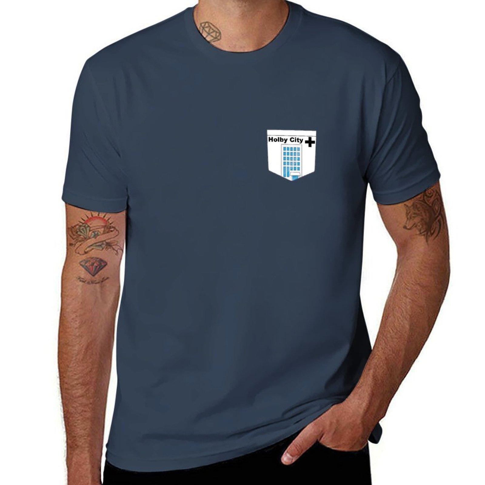 Holby City Logo Tshirt Casual Lightweight Short Sleeve Top S