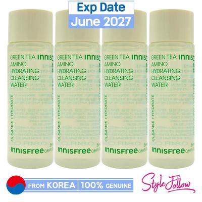 4pcs/100ml_Green Tea Amino Hydrating Cleansing Water 25ml (Sample)