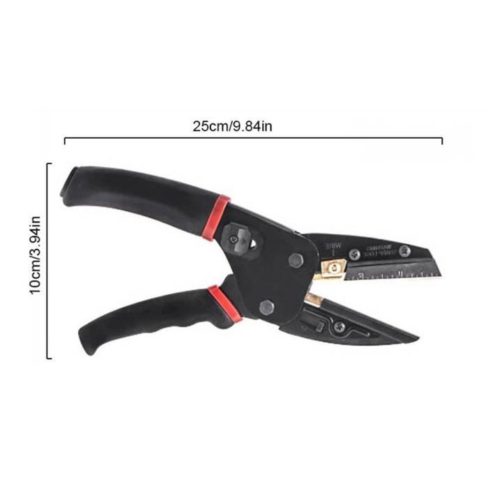 LEEGOAL Ciseaux de jardin Multifonction pour couper branches et fil 3 en 1