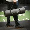 ACTIGET Yogamatte, Fitnessübung, rutschfest, 183x61x1 cm, Pilates-Matte, schwarz