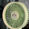 Portable Handheld Fan USB Rechargeable 3-Speed Cute Personal Mini Fan with LED Light Lightweight Quiet Cooling Fan with Phone Holder for Travel Office