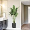 Fresh Potted Plant Realistic Wall Sticker for Bedroom Living Room Entrance Home Wall Decoration Self-Adhesive