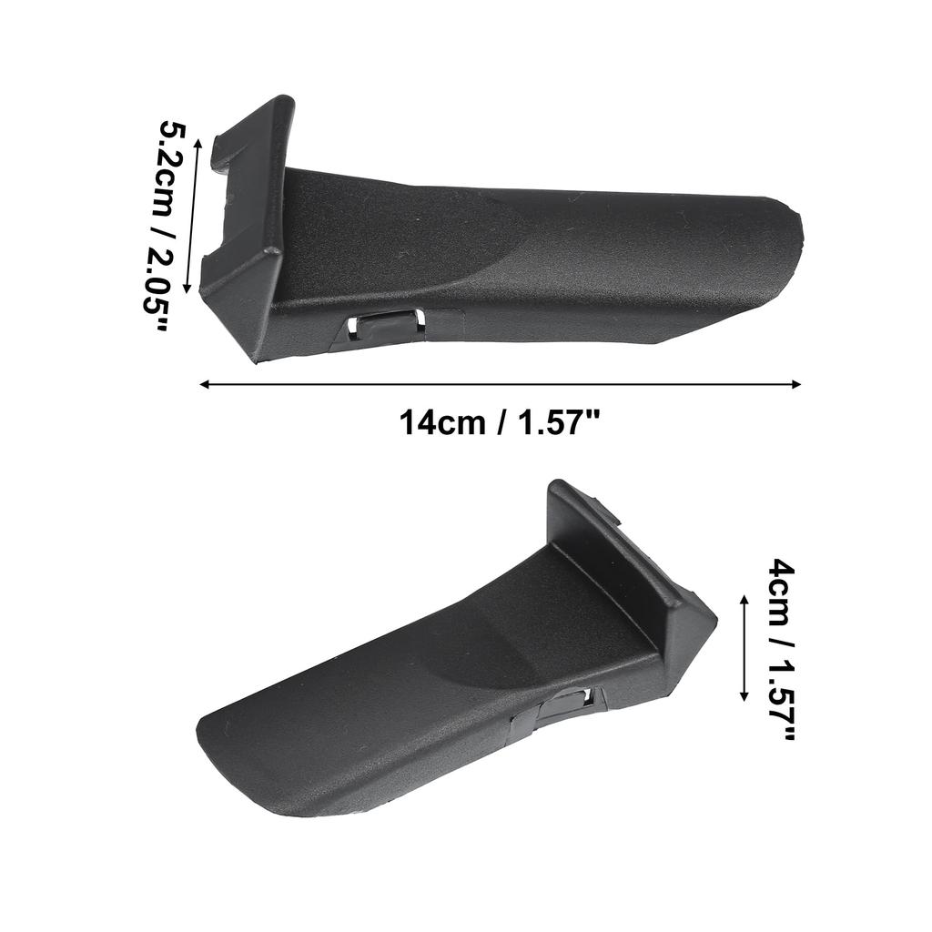 uxcell Tire Changer Tool Tire Changer Clamp Cover Protector Right Angle Accessory Black 4pcs