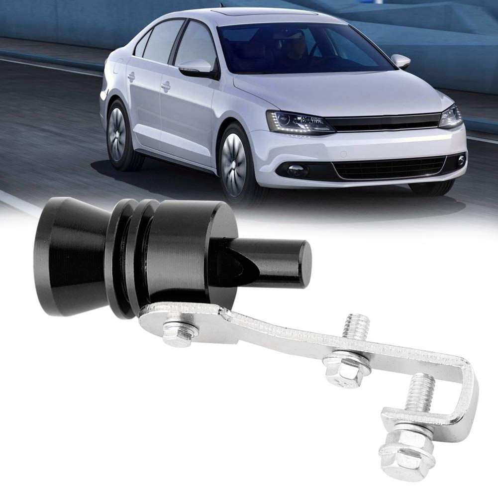 Turbo Whistle, Qiilu Universal Aluminum Alloy Car Exhaust Pipe Turbo Whistle for Car Auto