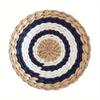 1Pcs Moroccan Style 13.78 Inch Straw Background Wall Decorations for Home Sofa Bedside Hangings