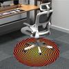 1 Stück Optische Illusion Muster Stuhl Teppich für Büro, Weiche Flanell Überwurfmatte, Perfekt für Büro, Feiertagsparty Dekoration Wahl yy251113161