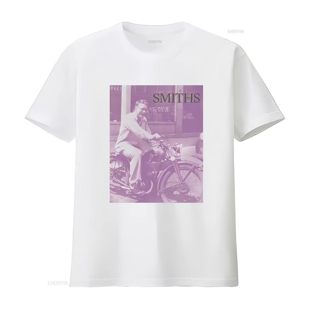 THE SMITHS Bigmouth Strikes Again 1986 Maglietta Organica Promo Morrissey vintage Lavata streetwear Alla moda Unisex Morbido