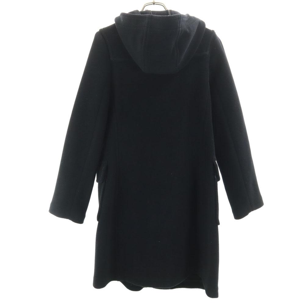 BURBERRY Made in England 100% wool Duffel coat black Women Used