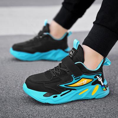 1879 Boys Shoes Autumn and Winter Middle and Older Children's Leather Sneakers Children's Spring Mesh Breathable Boys Running Shoes