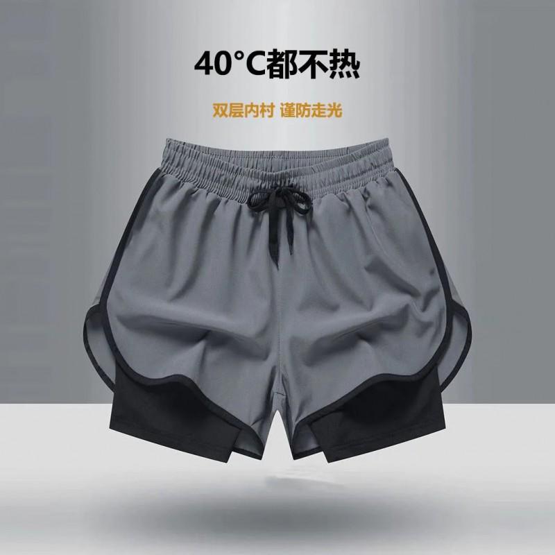 Mens Quick-Dry Board Shorts With Built-in Liner Surfing Beach Running Gym Yoga Sportswear