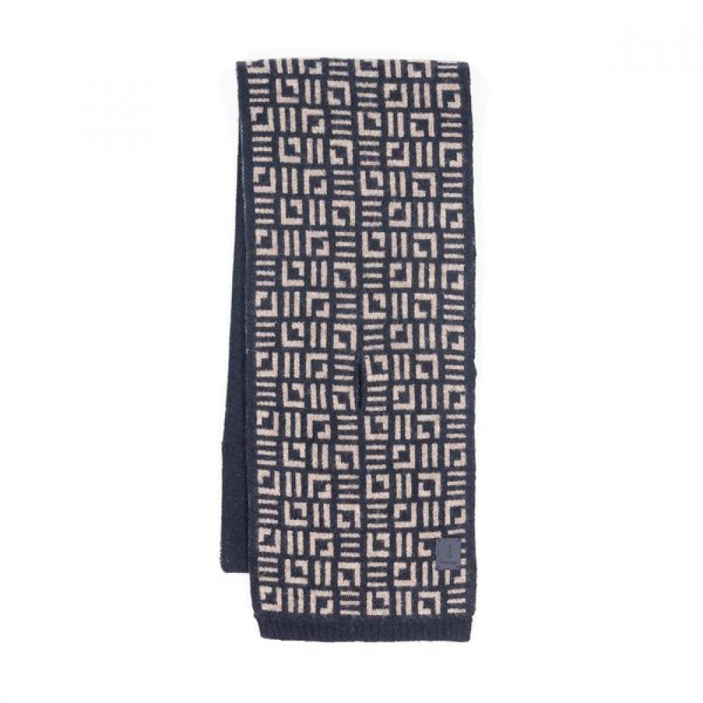 Vanbrough Cashmere 100 Allover Variation Motif Muffler Bpftm1008 Ny