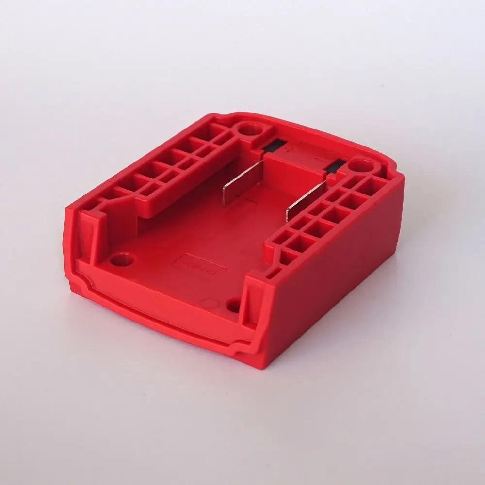 Adapter ABS DIY Przenośny Trwały Obudowa Głowicy Ładującej Złącze Baterii do Makita/DeWalt/WORX/Milwaukee Bateria Litowa 18V