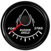 52mm Rudder Angle Indicator with Rudder Angle Sensor Red Backlight 0-190 Ohm for Marine Yacht 12V/24V