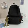 Schoolbagins Large Capacity Simple Solid Color Backpack Junior High School Backpack Male Japanese School Bag Female College Student Korean Edition