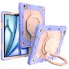 Hülle für iPad Air 13 (2024) - PC+Silikon, Lila, Mit Ständer