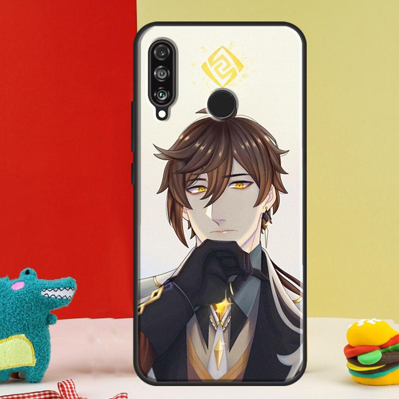 Zhongli Genshin Impact For Huawei Nova Y91 Y90 Y60 Y70 Y72 Y61 9 10 SE 12i 12s 11i 5T P60 Pro P20 P30 P40 Lite Case