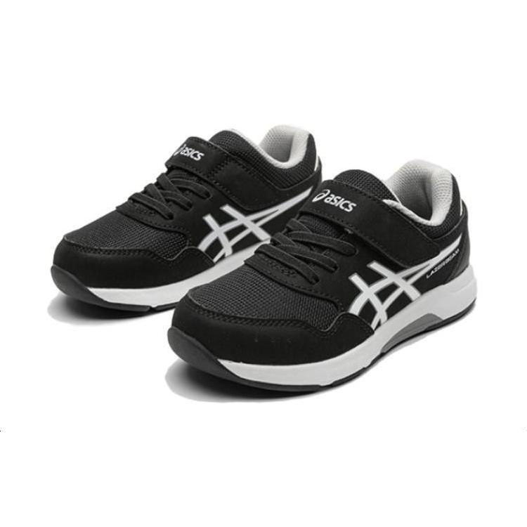 ASICS Breathable Low top Kids Lifestyle Shoes Black White Kids' 1154A174-001