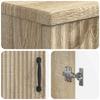 Bathroom Cabinet with Open Shelf HOORN Sonoma Oak