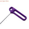 Y4UA 5pc Professional Dent Repair Rod Hook Removal Tool Door Dent Repair Tool Anti Slip Handle Car Dent Repair Hook