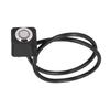 Waterproof Handlebar Switch Headlight Fog Lamp ON OFF Button 0.4in Mount with Red Light Reset Lock