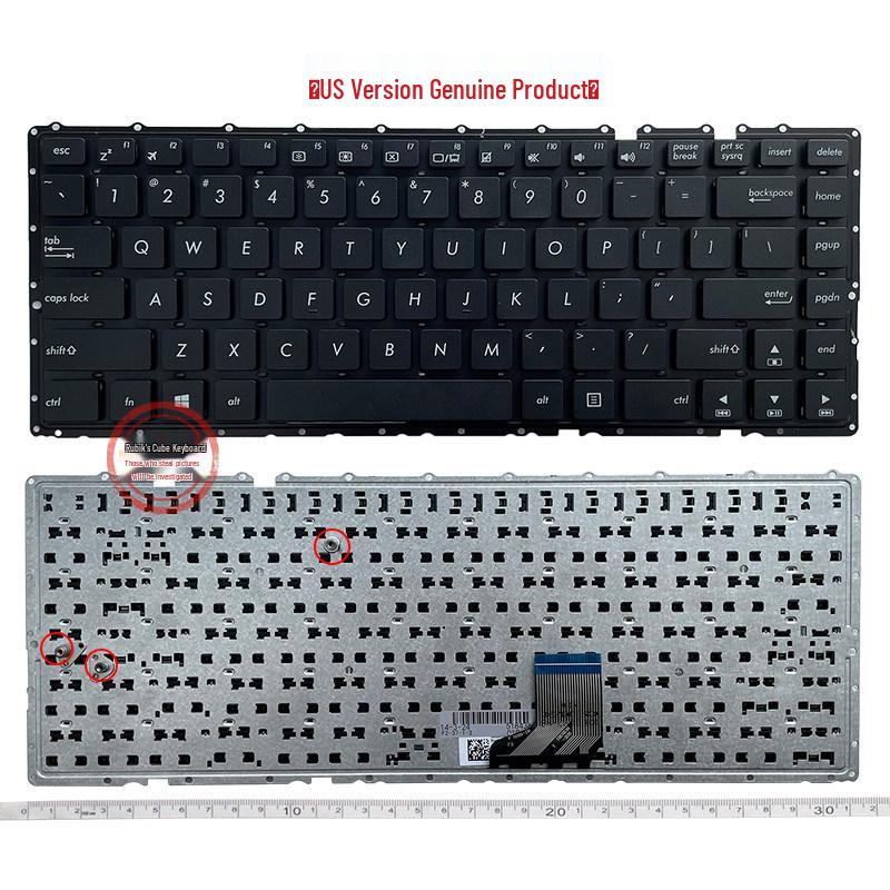 Compatible Keyboard for ASUS K401L, A401, A401L, K401LB, A400U, U4000 Models