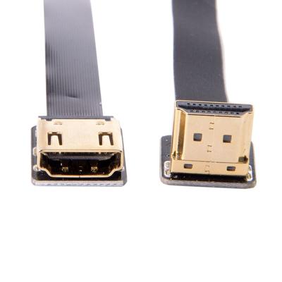 Cablecc 90 Grad HDMI Stecker auf Buchse FPC Flachkabel für CYFPV UP HDTV Multicopter Luftaufnahmen 50CM