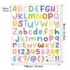 Colorful Letter Stickers 1 Inch Korean Ins Style Festival Party Decoration Mobile Phone Case DIY Handbook Material Stickers