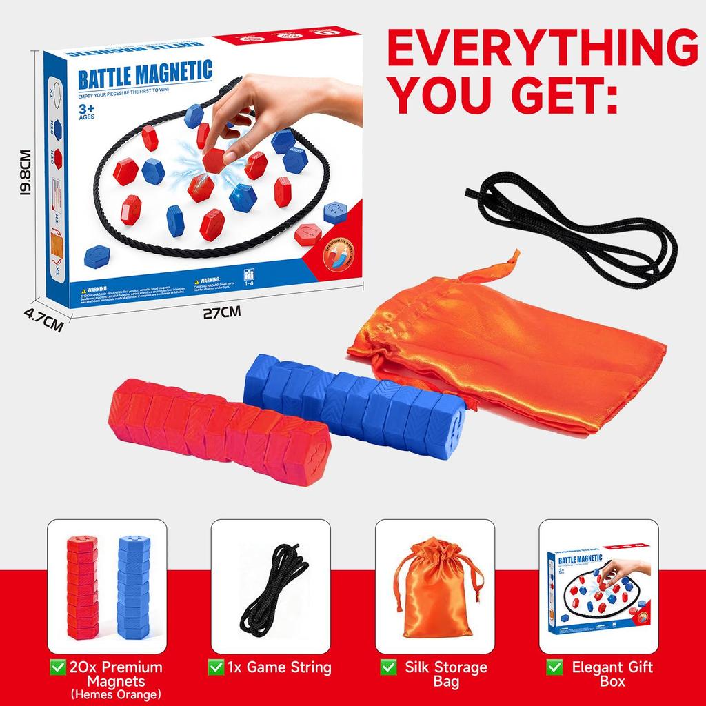Magnetic Induction Educational Battle Chess for Kids - Fun Magnetic Games