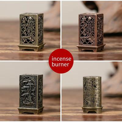 New Chinese Style Square Vertical Incense Burner Home Incense Burner Decoration Incense Burning Tools Indoor Aromatherapy