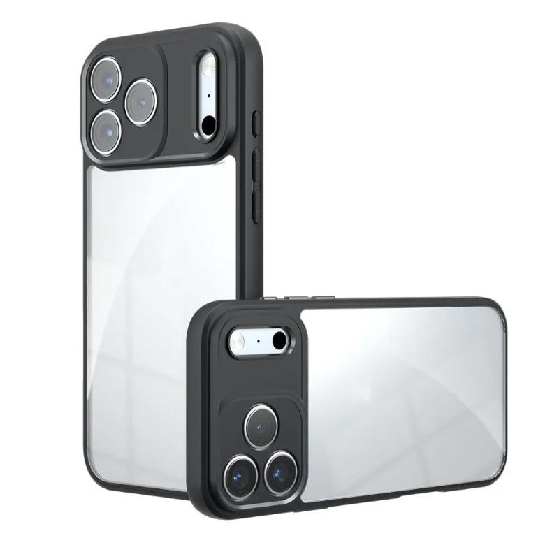 

Shockproof Armor Case for Iphone 17 Pro Max 17 Air Matte Acrylic Hard Back Cover for Iphone 17pro 16E 15 14 Pro PC+TPU Bumper For iphone17 pro