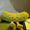 15/26cm Saure Gurke Plüschpuppe Niedliches Obst und Gemüse Plüschtier Haustier Haushaltsartikel Ornamente Kindergeschenke