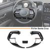 3X Kohlefaser Lenkradrahmen Dekor Abdeckung Zierleiste Für Hyundai Santa Cruz 22+