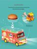 Douyin Hot Q Version Pretend Play Toy Mingyuan Hamburger & Ice Cream Car