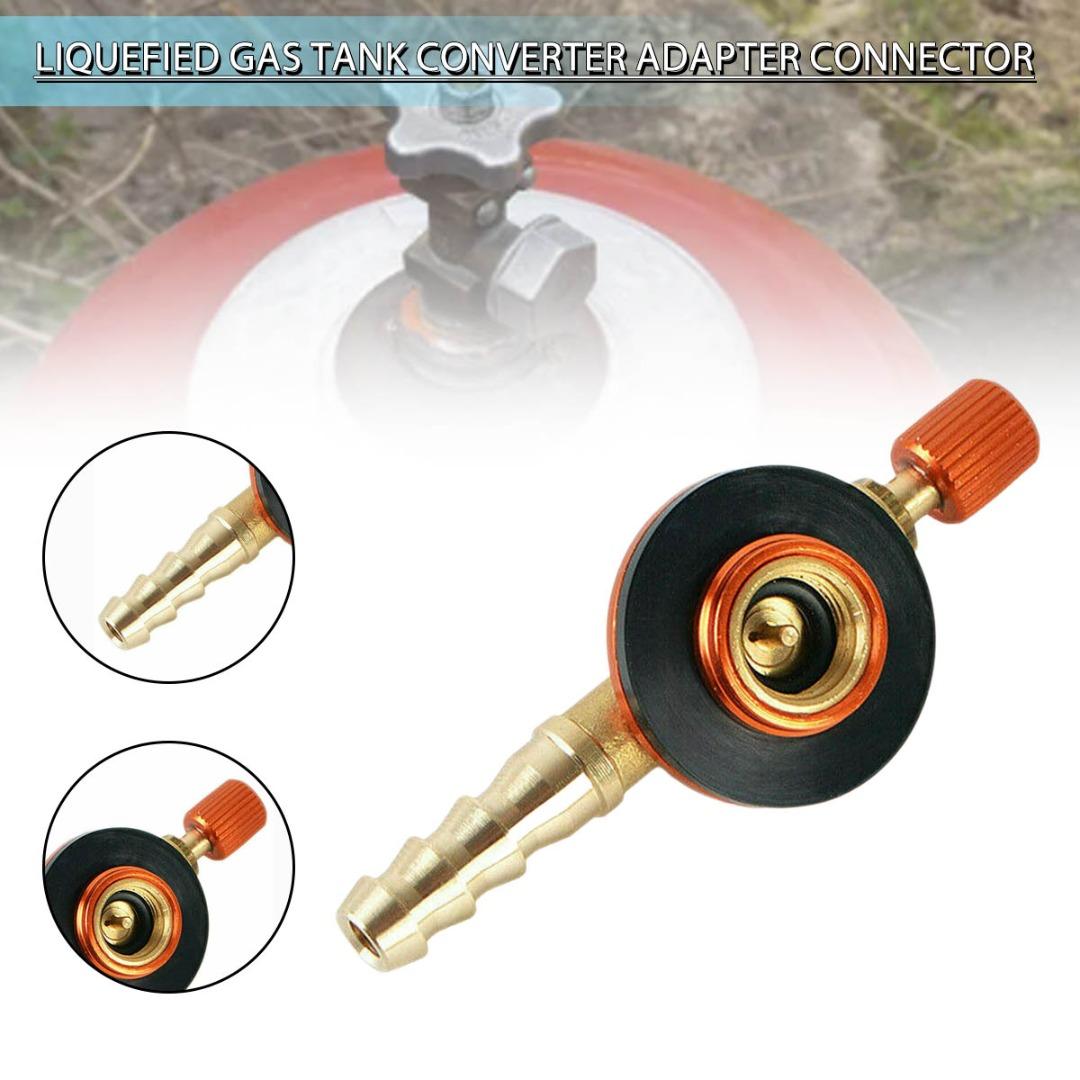 

PDTO Адаптер для кемпинга Заправка пропана Бензобак Шланг Регулятор Клапан нагревателя плиты