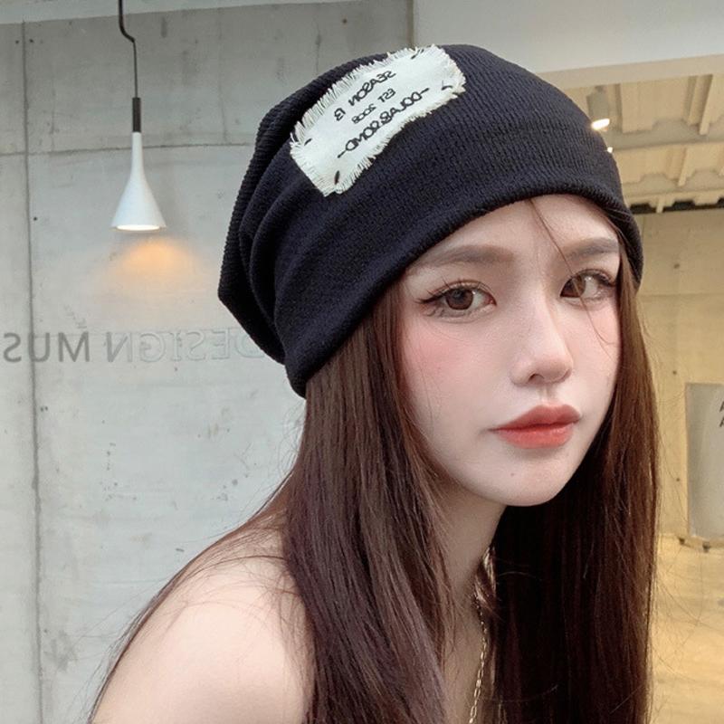 

Осень И Зима Шапка-Стопка Теплая Шапка Шапка Баотоу Женская Вязаная Шерстяная Шапка чёрный