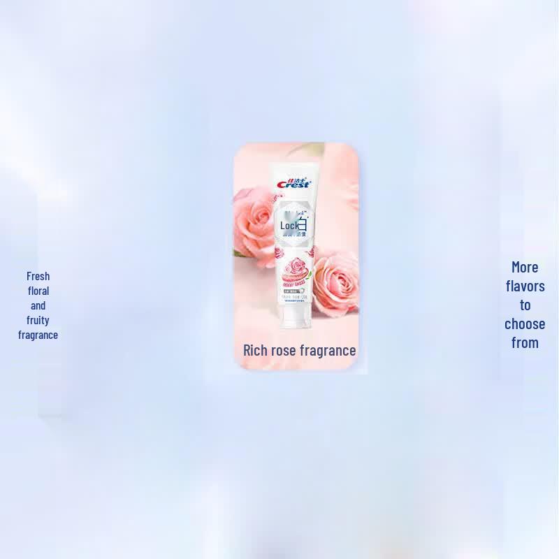 Crest Fragrant Rose Whitening Fluoride Toothpaste