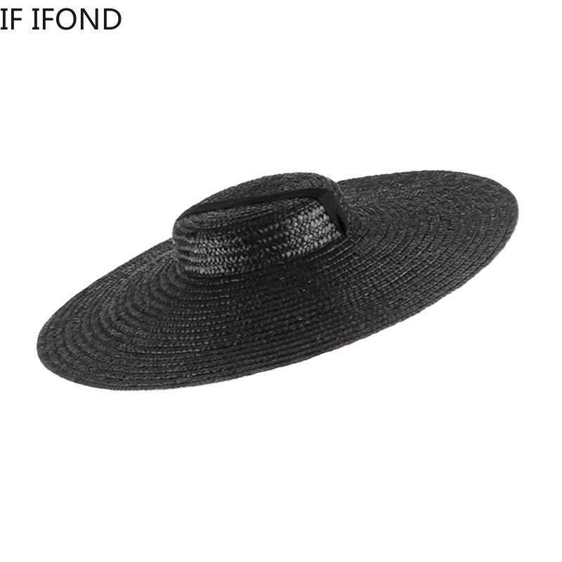 Buy Large Wide Brim Flat Top Sun Straw 