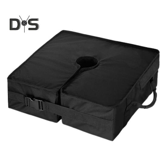 

1/2 шт., основание зонта, ткань Оксфорд, водонепроницаемая, прочная, круглая, квадратная, прямоугольная, с песком, наружная, смещенная, консольная, для патио, стойка для зонта, заполняемая Square чёрный