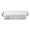 High Quality Glass Baking Dish Set Non-Stick Oven Safe Stain Resistant Dishwasher Microwave Ideal Roasting Brownies Value Pack