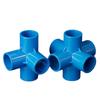 Conectores de Prateleira de PVC: Conexões de Três Vias, Quatro Vias, Cinco Vias, Seis Vias para Tubos Brancos de Abastecimento de Água de 20, 25, 32mm