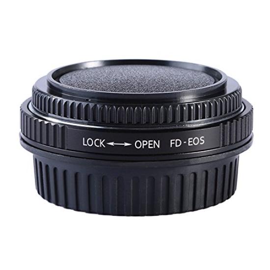 Concept Lens Mount Adapter FD Mount Lens To Canon EF with Aperture Ring and Infinity Correction Lens K&F KF-FDEF (Canon Mount)