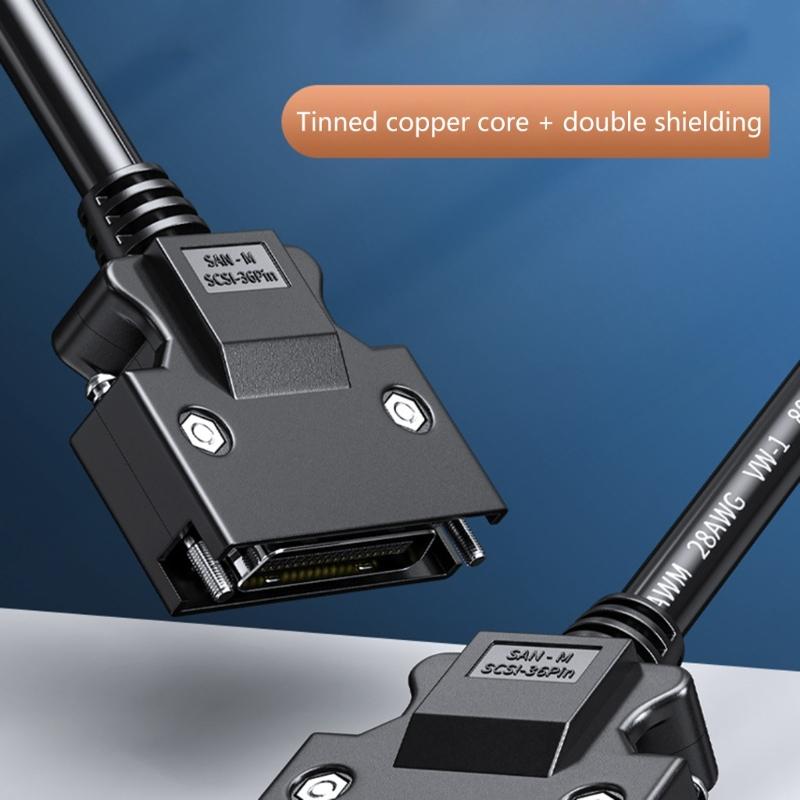 PVC SCSI CN36P Interfaces Data Cable Double Shielding 28AWG SCSI Servo Data Line for Scanner
