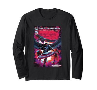 Marvel Captain America: Brave New World Epic Teamup Poster Long Sleeve T-Shirt